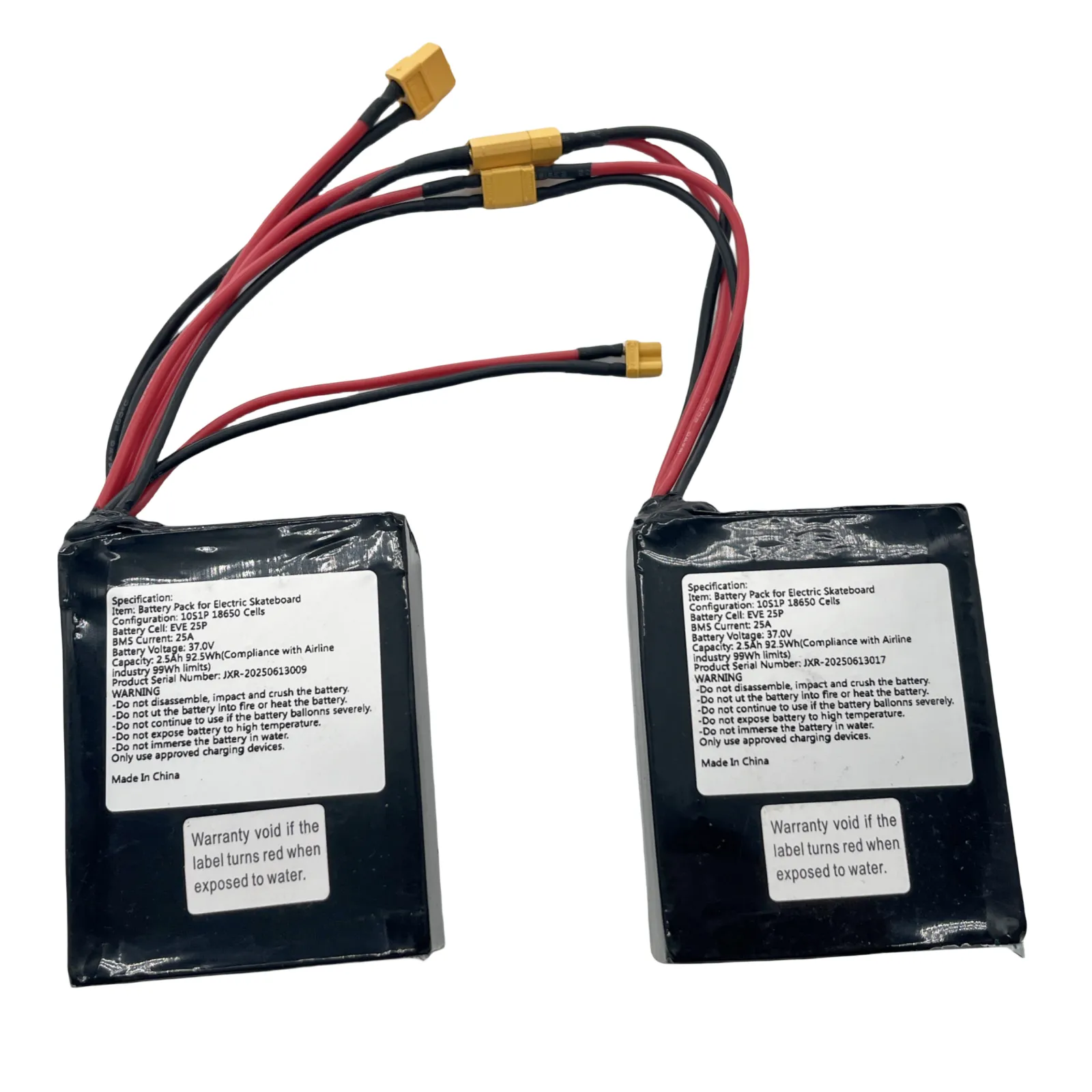 Verreal Mini dual battery 185Wh total — two 92.5Wh batteries each under 100Wh